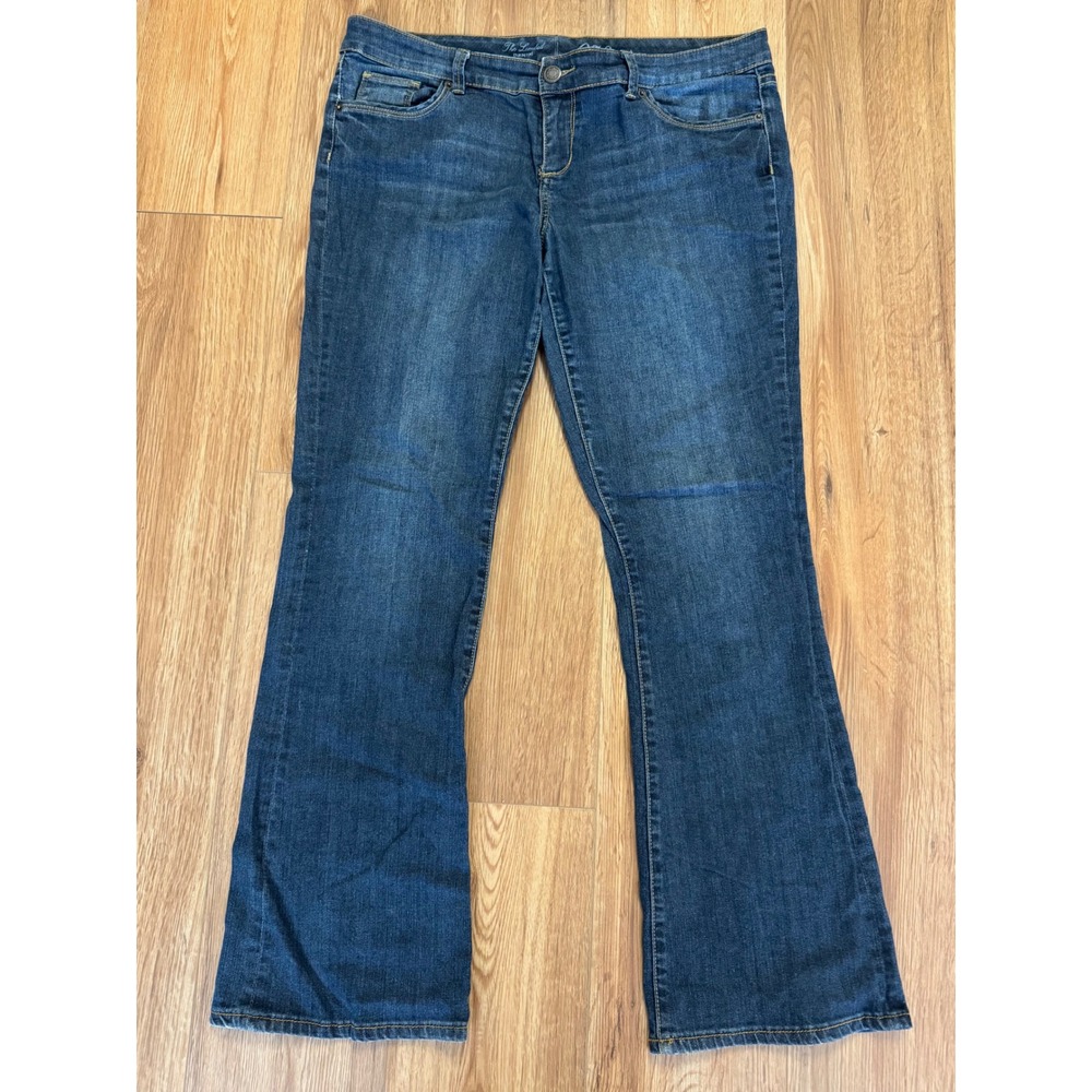 The Limited 678 Bootcut Jeans Womens 14R Dark Wash Y2K Denim Flared Leg